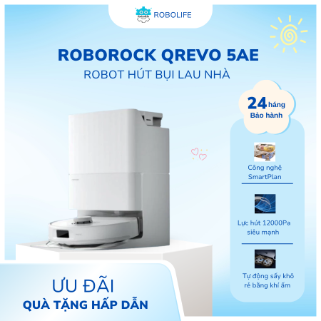 Robot Roborock 5AE Trắng