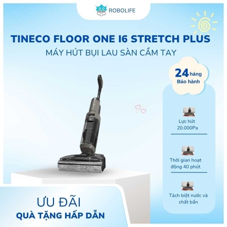 Máy hút bụi lau sàn khô ướt Tineco Floor One S6 STRETCH PLUS