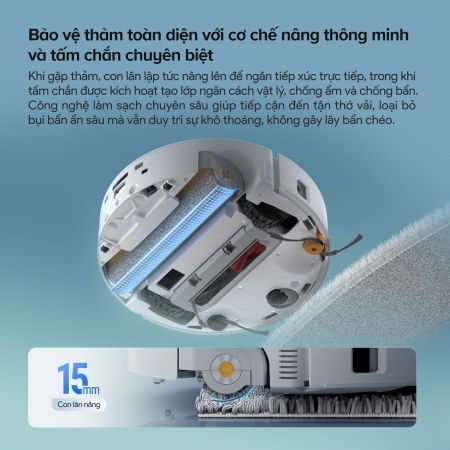 Nâng con lăn bảo vệ thảm