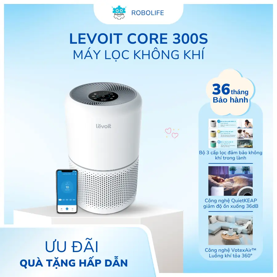MÁY LỌC KHÔNG KHÍ LEVOIT CORE 300S