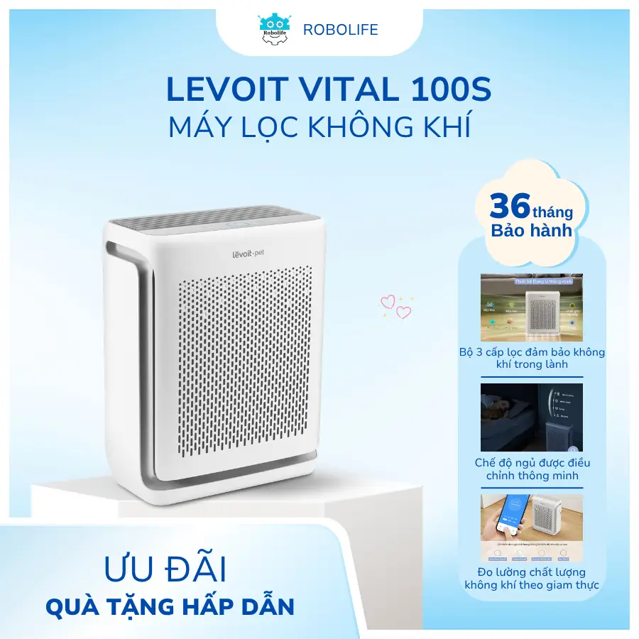 MÁY LỌC KHÔNG KHÍ VITAL 100S