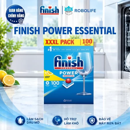 VIÊN RỬA BÁT FINISH POWER ESSENTIAL 100 VIÊN