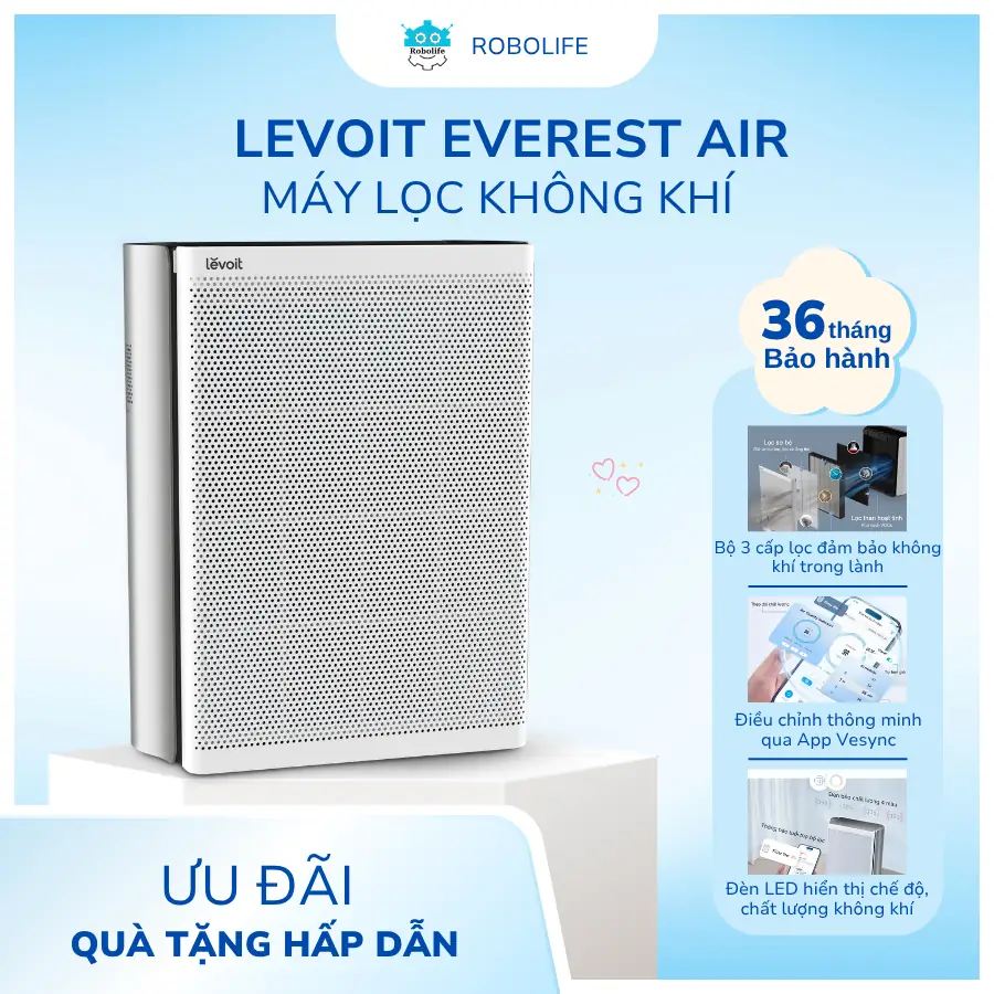 MÁY LỌC KHÔNG KHÍ LEVOIT EVEREST AIR