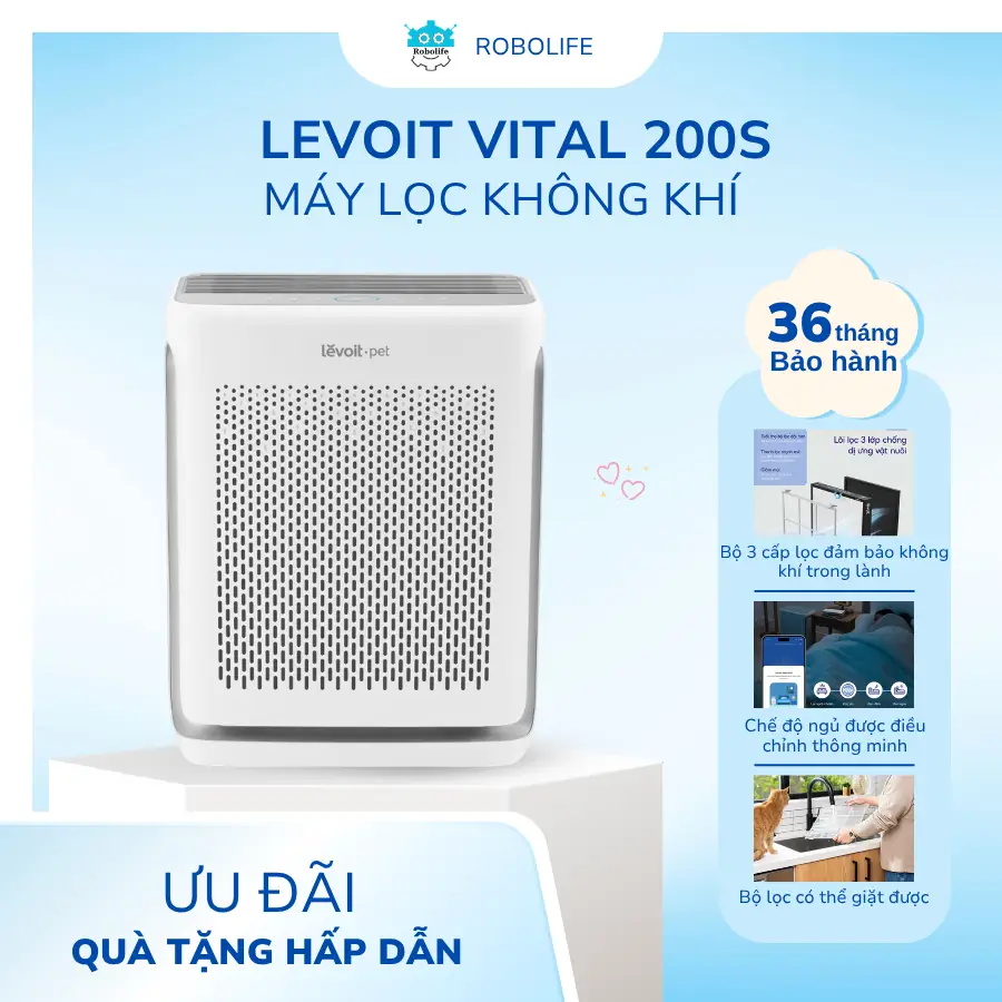 MÁY LỌC KHÔNG KHÍ VITAL 200S