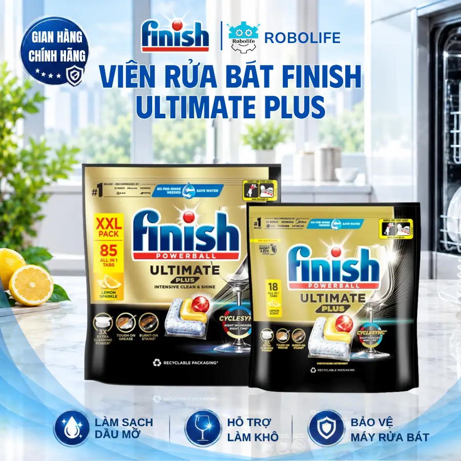 VIÊN RỬA BÁT FINISH ULTIMATE PLUS